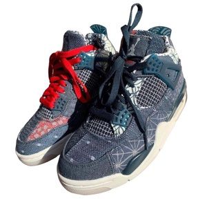 Air Jordan 4 retro se sashiko shoes “deep ocean"